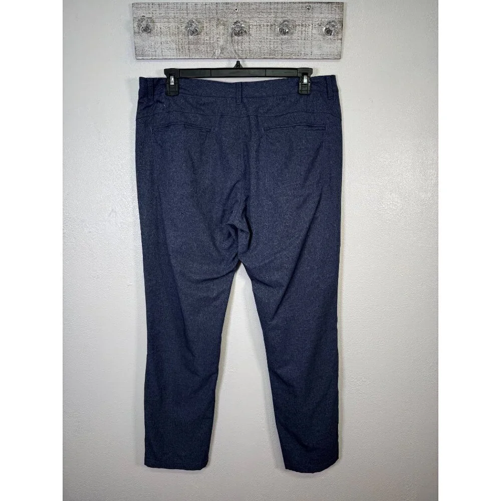 Puma Mens Heathered Navy Golf Pants W38/L32 Stretch Performance Athletic